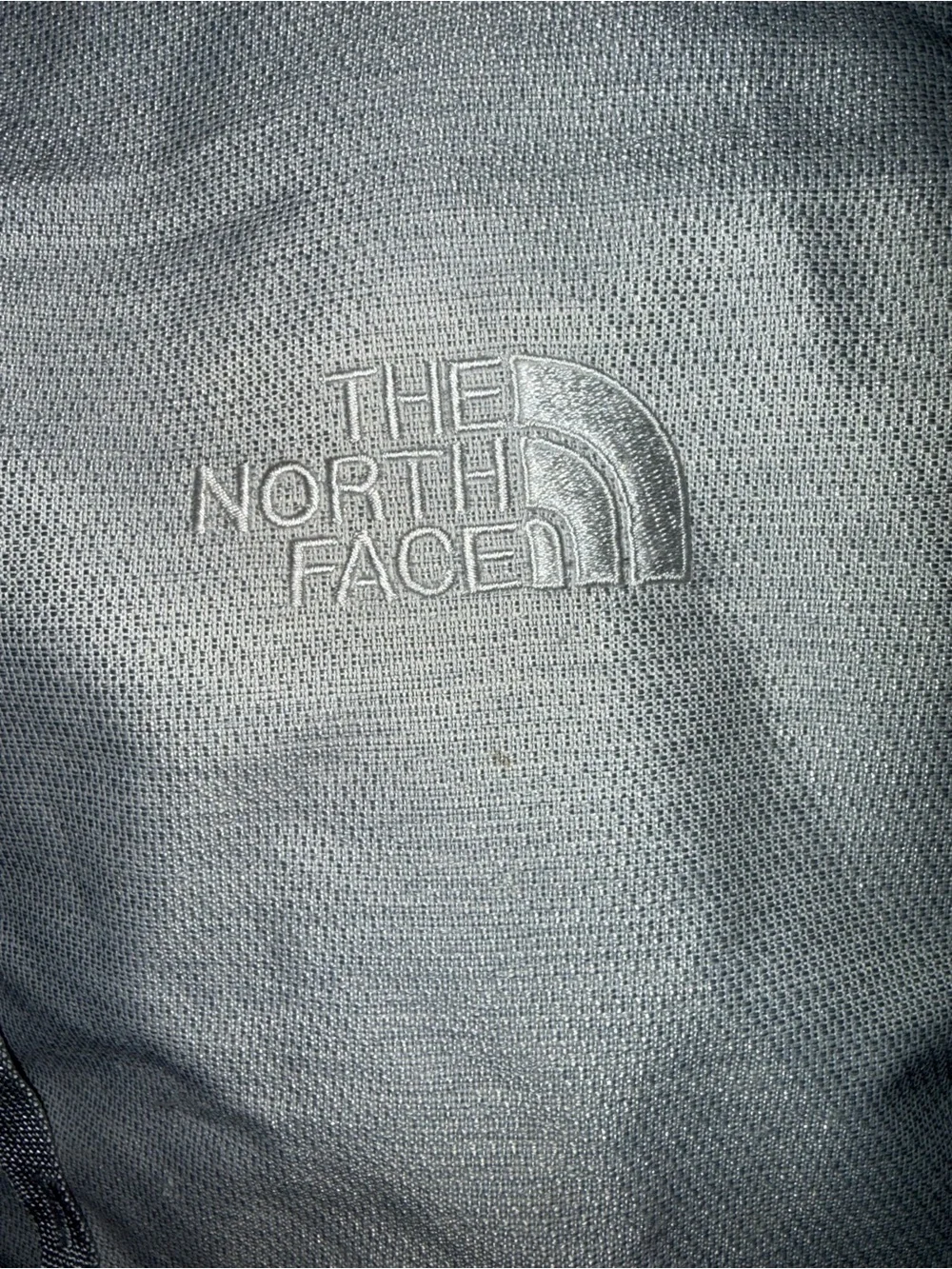 The North Face Light Gray Everyday Backpack with Side Pockets